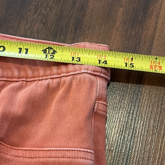 Spanx Jeggings Jean-ish Ankle Leggings Coral Color Size Medium - Picture 9 of 12
